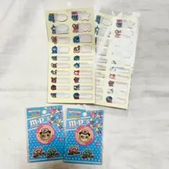 シール4点セット　お名前シール　刺繍ワッペン　エンジェルブルー　メゾピアノ