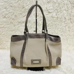 MICHEL KLEIN ミッシェルクラン　ハンドバック　ベージュ　ブランド