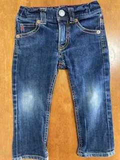 【ミキハウス】デニムパンツ　デニム　ボトムス　子ども　90cm 無臭