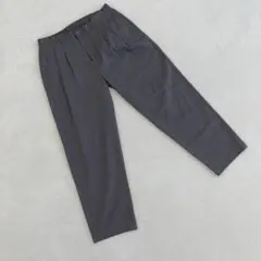 テーパードパンツ ウエスト大きめ オフィスカジュアル 裏地なし 薄手 高品質