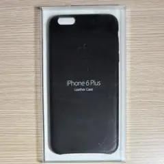 アップル純正 iPhone 6 Plus レザーケース ブラック