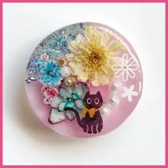 シマエナガ❁⃘*.゜レジンクリームケース 蝶々 花 - メルカリ