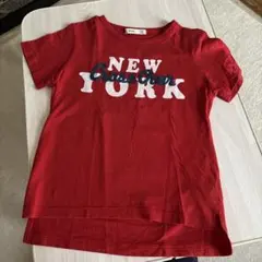 MPS 赤色 Tシャツ サイズ130 NEW YORK （ライトオン）