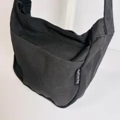 【美品】that's my bag キャンバス ショルダーバッグ 黒 A4収納可
