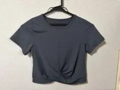 ヨガウェア トップス グレー
