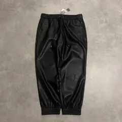 BANANA REPUBLIC PU leather jogger pants