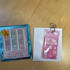 Sanrio characters タイルシール風キーホルダー ハローキティ