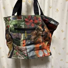 食品プリント トートバッグ 大きめ