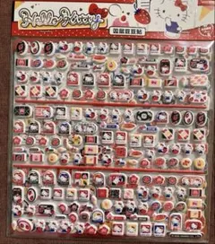 ハローキティ 立体シールセット ぷくぷくシール　2枚セット　可愛いシール