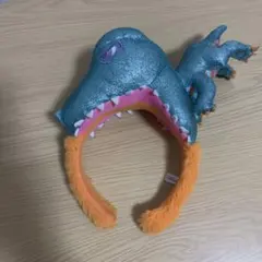 USJ 恐竜デザイン　ラメあり　グリーン カチューシャ