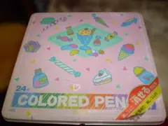 24色　消しゴムで消せる色鉛筆　使いかけ
