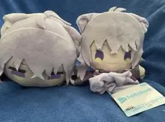 新品　ホロライブ 猫又おかゆ 寝そべり パペット ぬいぐるみ　カード