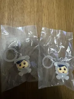 クレヨンしんちゃん 風間くん めじるしアクセサリー ガチャ かざまくん 2個