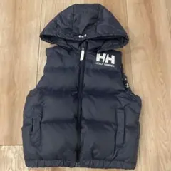 HELly Hansen ネイビー アンカー柄 リバーシブル　ダウンベスト