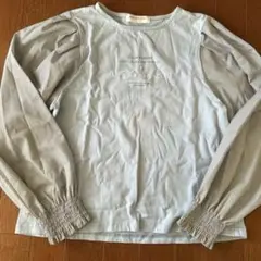 pom ponette junior 水色 長袖カットソー　L