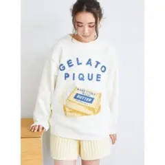 ジェラートピケ バター ジャガードプルオーバー ショートパンツ