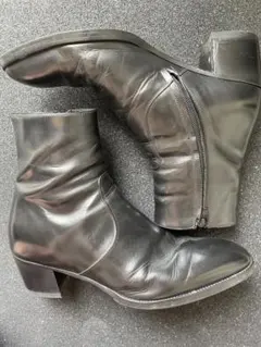 Rick Owens 本人着用/アーカイブ ヒールブーツ 42ハーフ27.5　黒 Rick Owens 本人着用/アーカイブ ヒールブーツ 42ハーフ27.5 黒 - メルカリ