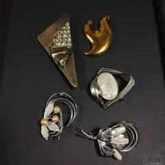 ブローチ5点セット