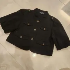 COMME CA DU MODE コムサデモード　黒 ジャケット 110cm