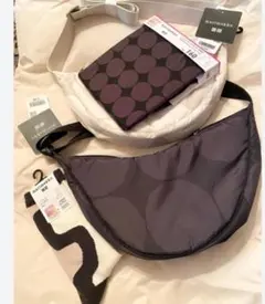 UNIQLO×marimekko ショルダーバッグ黒 タグ付