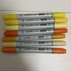 【値下げしました】COPIC ciao マーカー 7本セット　試し書きにどうぞ✨