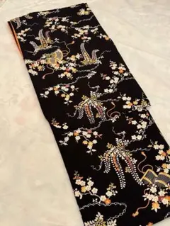 【美品】志ま亀 人気の御所解 黒 小紋のサムネイル