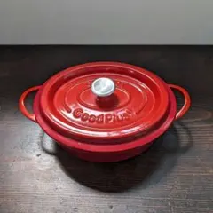 STAUB 鋳鉄製 両手鍋 赤 10cm - メルカリ