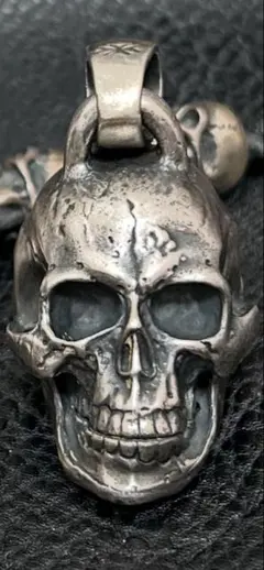 ガボラトリーラージスカルフルヘッドペンダントトップ