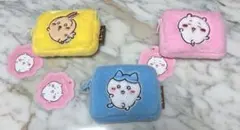 ちいかわ ハチワレ うさぎ ふわふわミニポーチ 3個セット
