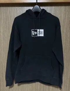 ニューエラ ボックスロゴスウェットパーカー　S