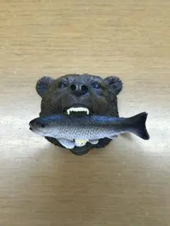 熊と鮎のマグネット　北海道お土産　美品