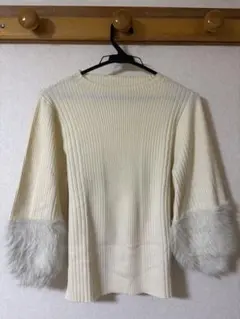 値下げ！TORRAZZO DONNA アイボリー 長袖ニット