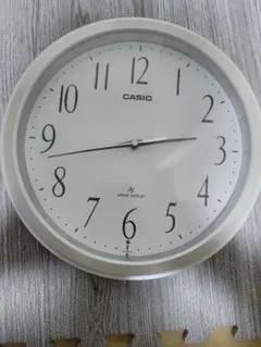 CASIO 掛時計 ホワイト 約30cm