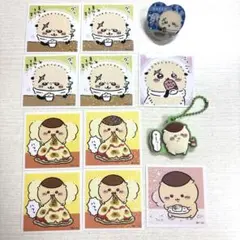 ちいかわ ラッコ くりまんじゅう まとめ売り ステッカー キーホルダー バッジ