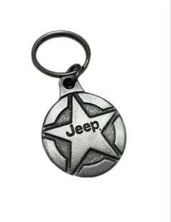 ☆新品未使用品☆Jeep ジープ 星型 金属キーホルダー キーチェーン