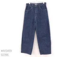 UNIQLOワイドフィットカーブジーンズ サイズ28（71㎝）ブルー　ハイライズ