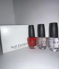 O-P-I ネイルラッカー＆トップコート 3本セット
