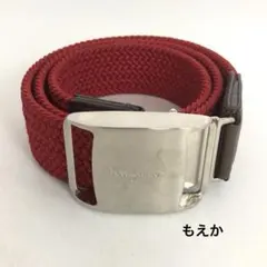 SalvatoreFerragamo サルヴァトーレフェラガモ メッシュベルト赤のサムネイル