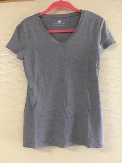BANANA REPUBLIC Vネック Tシャツ グレーのサムネイル