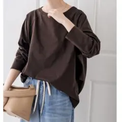 Spick and Span ボートネックバックタックプルオーバー 新色有り / 追加予約》ボートネックバックタックプルオーバー（Tシャツ