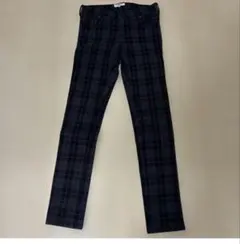 NATURAL BEAUTY BASIC チェック柄パンツ S