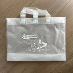 【美品】アンパンマン トートバッグ クリア 濡れた物OK