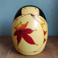 ビンテージ雑貨 卯三郎こけし 四季の詩 秋 木工細工工芸品 創作こけし