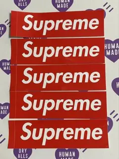 Supreme シュプリーム ステッカー　ボックスロゴ 5枚セット ①④
