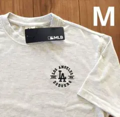 【新品】MLB公式 ドジャース　Tシャツ 半袖　　LA 刺繍ロゴ　M