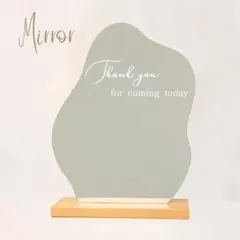 Thank you ステッカーサンキューシールウェルカムボード ミラーステッカー