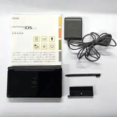 ​【動作確認済み】ニンテンドーDS Lite ジェットブラック 本体 セット