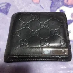 GUCCI●二つ折り財布●グッチGG柄