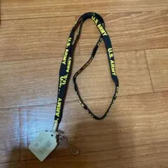 U.S. ARMY ストラップ ブラック/イエロー