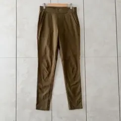 ノアールレーベル フレキシンストレッチレギンスパンツ M レギュラー丈 カーキのサムネイル